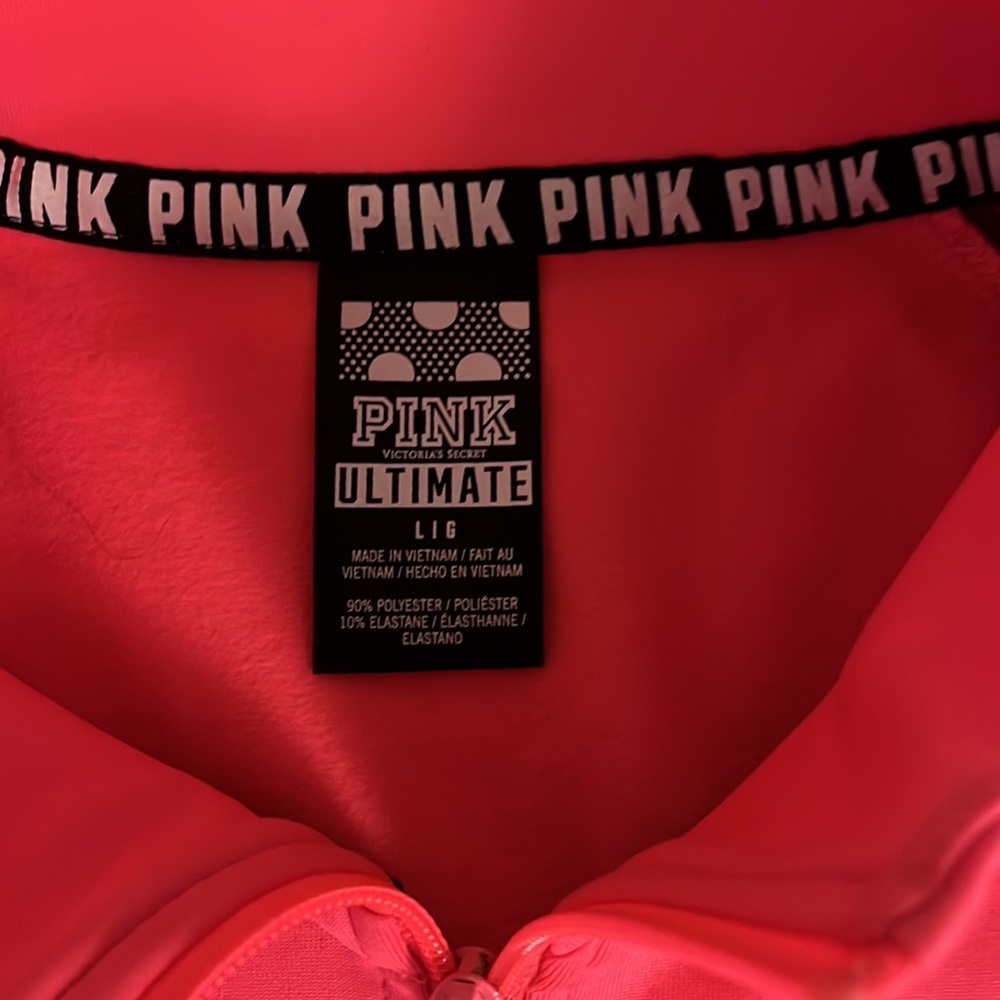 Pink 1/2 zip - Picture 2 of 2